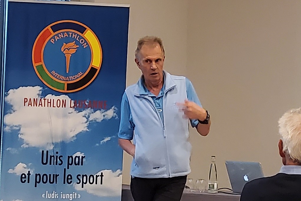 Le Dr Gérald Gremion en conférence