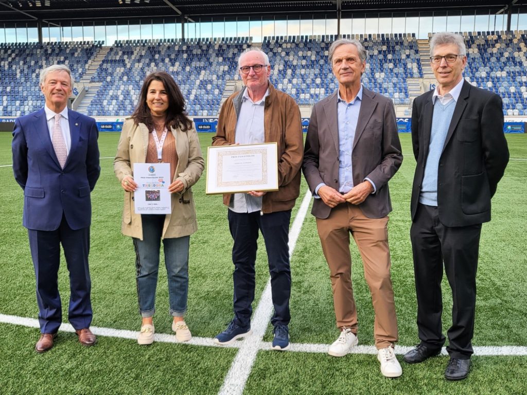 Le Prix 2023 du Panathlon Club de Lausanne a été décerné à Georges Guinand le 24.04.2024 au Stade de la Tuilière à Lausanne