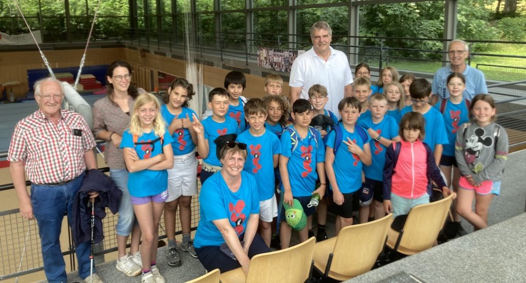 Sortie à Macolin du Pantahlon Lausanne le 27 juin 2023 pour une classe de Vaulion lauréate des 20KM de Lausanne