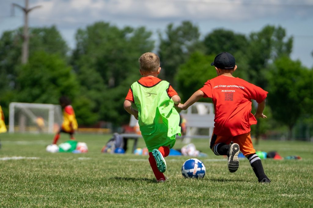 Football et jeunes.