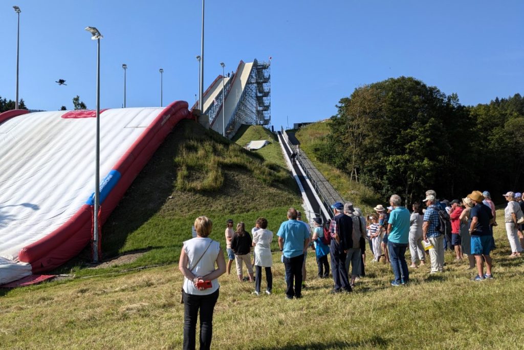 Sortie d'été du Panathlon Club Lausanne au big air à Leysin le 20 juillet 2024