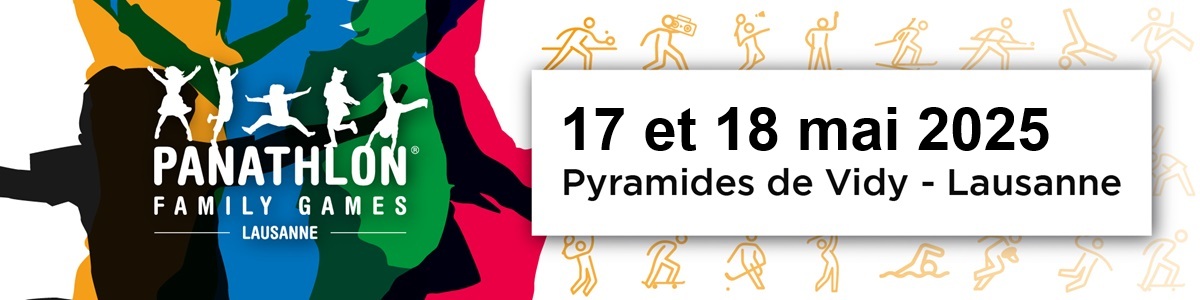Panathlon Family Games© Lausanne 17 et 18 mai 2025 aux Piramydes de Vidy.